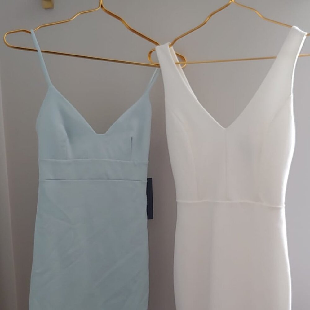 gorgeous fitted bodycon dresses from lulu's size XS